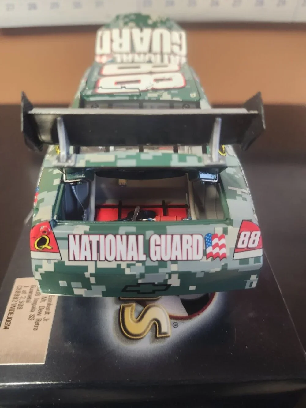 Dale Earnhardt Jr 2008 Mt Dew National Guard Gunmetal 1:24 Diecast 1 of 2,508